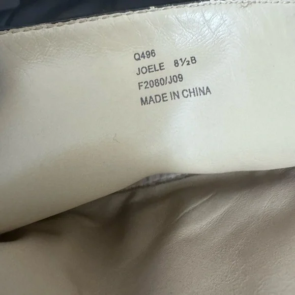 Coach Joele size 8 1/2 Black Leather Riding boot with Detail - Picture 7 of 7